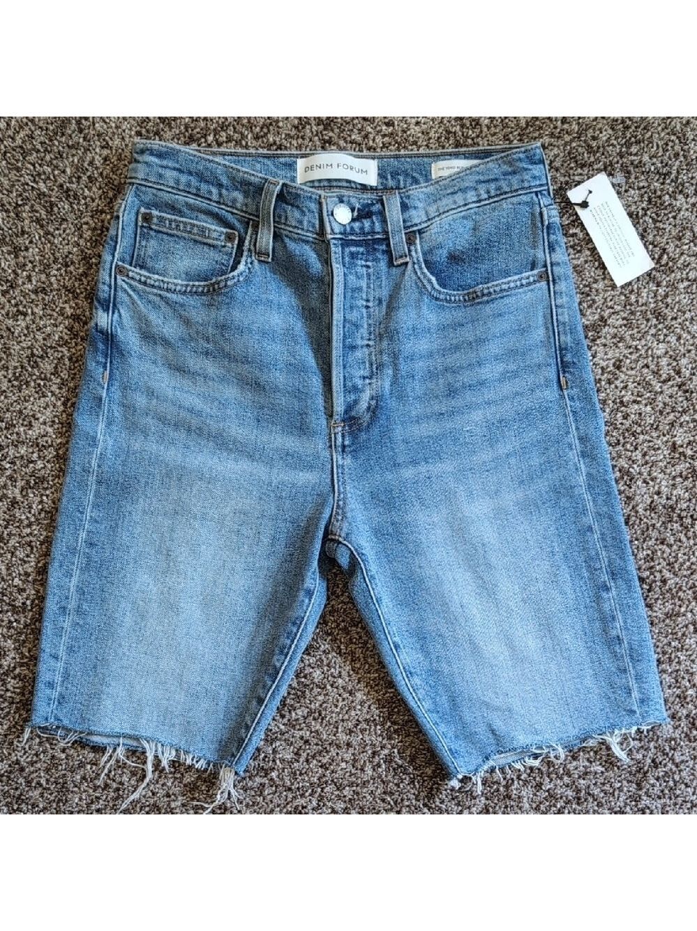 Denim Forum The Yoko Bermuda Shorts NEW Size 27